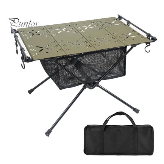 Aluminum Alloy Folding Table Barbecue Camping Table High Stability 20kg Load Capacity Multifunction Ultralight Portable Picnic BBQ Table