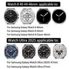 Luxury Stainless Steel Strap For Samsung Galaxy 8 40mm 44mm/8Classic 46mm Ultra(2025) Metal Band For Samsung Galaxy Watch Ultra