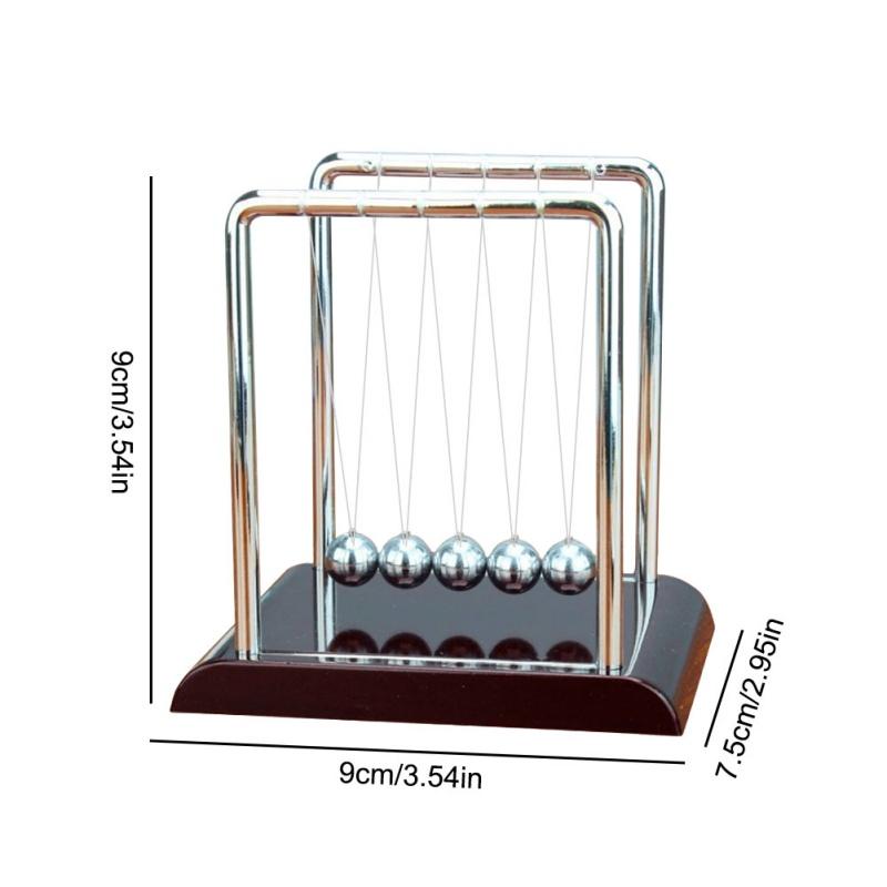 Newton'S Cradle Balance Steel Ball Teaching Supplies Physics Science Pendulum Desktop Toys Stress Relief Gifts Home Decoration