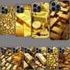Gold Bar Wealth and Finance Phone Case For Iphone 16E 15 Pro 14 Plus 17E 16 17 Pro Max Air 11 12 13 Mini Shockproof Capa Cute