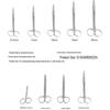Stainless Steel Surgical & Teaching Dissection Scissors - Straight/Round Cutting & Gauze Scissors
