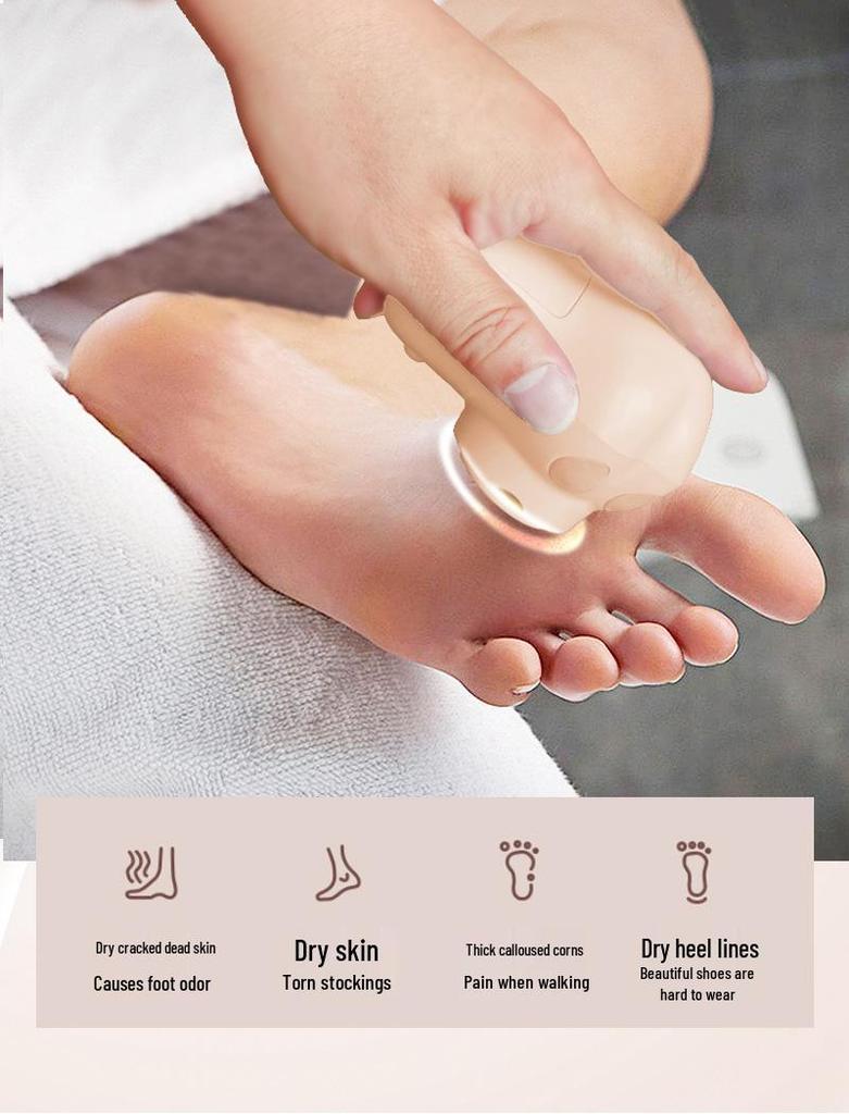 Rechargeable Cat Paw Foot Scrubber: Electric Callus Remover & Skin Care Tool