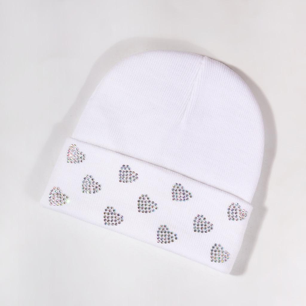 Fashionable Heart Shaped Design Beanie With Insulation For Outdoor Sports