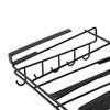 Black Carbon Steel  Hanging Chopping Board Rack, Kitchen Organizer Rack for Cutting Board Chopping Board Shelf Holder, Floating Shelves