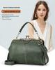 Women's British Retro Frosted Leather Shoulder & Crossbody Bag - Spring/Summer 2026