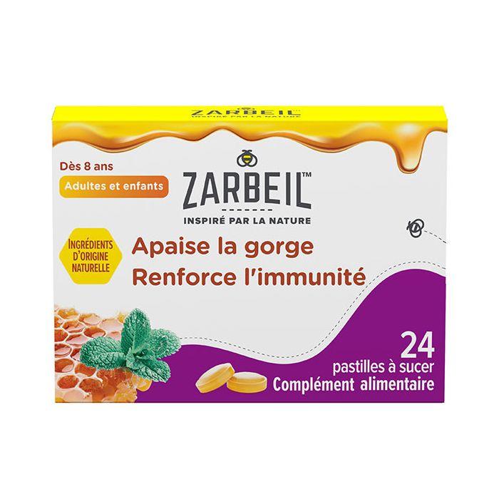 Zarbeil Gorge & Immunité Complément Alimentaire 24 Pastilles à Sucer