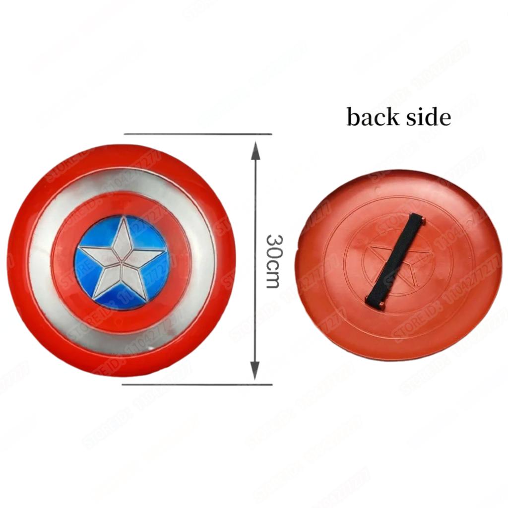 32cm Captain America Shield Toy Avengers Cosplay Captain America Arm Guard Kids Halloween Carnival Party Props Gift 1 PCS