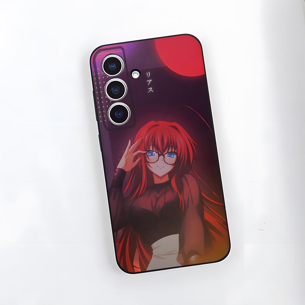 

Чехол для телефона High School DxD Риас Гремори для Samsung S25 Plus S20 S20 Plus S22 Ultra S23 FE S21 Plus S21 Ultra Мягкий чехол Samsung S20