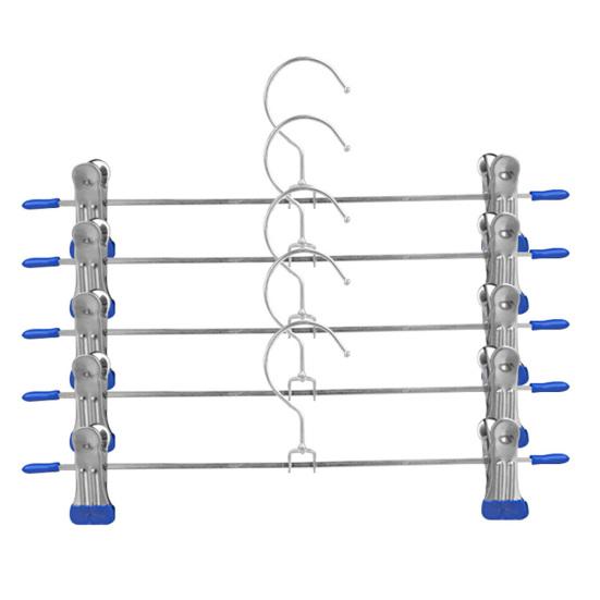 5/10/15/20Pcs Anti-slip Trouser Clothes Rack Organizer Shirt Pants Jeans Hanger
