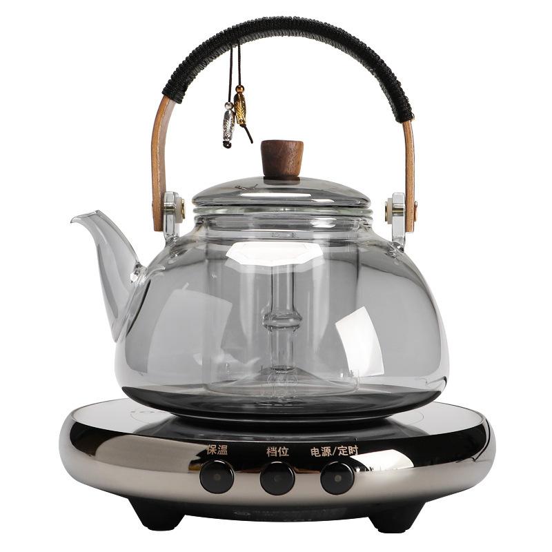 Glass Teapot Beam Kettle Household Electric Pottery Stove Tea Pot Cooking and Steaming Dual Purpose Tea Kettle Tea Infuser