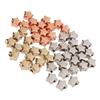 50pcs Plastic Star Shaped Beads 3 Colors Plastic Spacer Beads Jewelry Making Beads  Earring Craft
