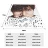 Kpop Lee Min Ho Koc Polarowy Koc na Sofę Oddychające Kocy na Kanapę Pościel Kocy Podróżne Narzuta Pikowana Kołdra