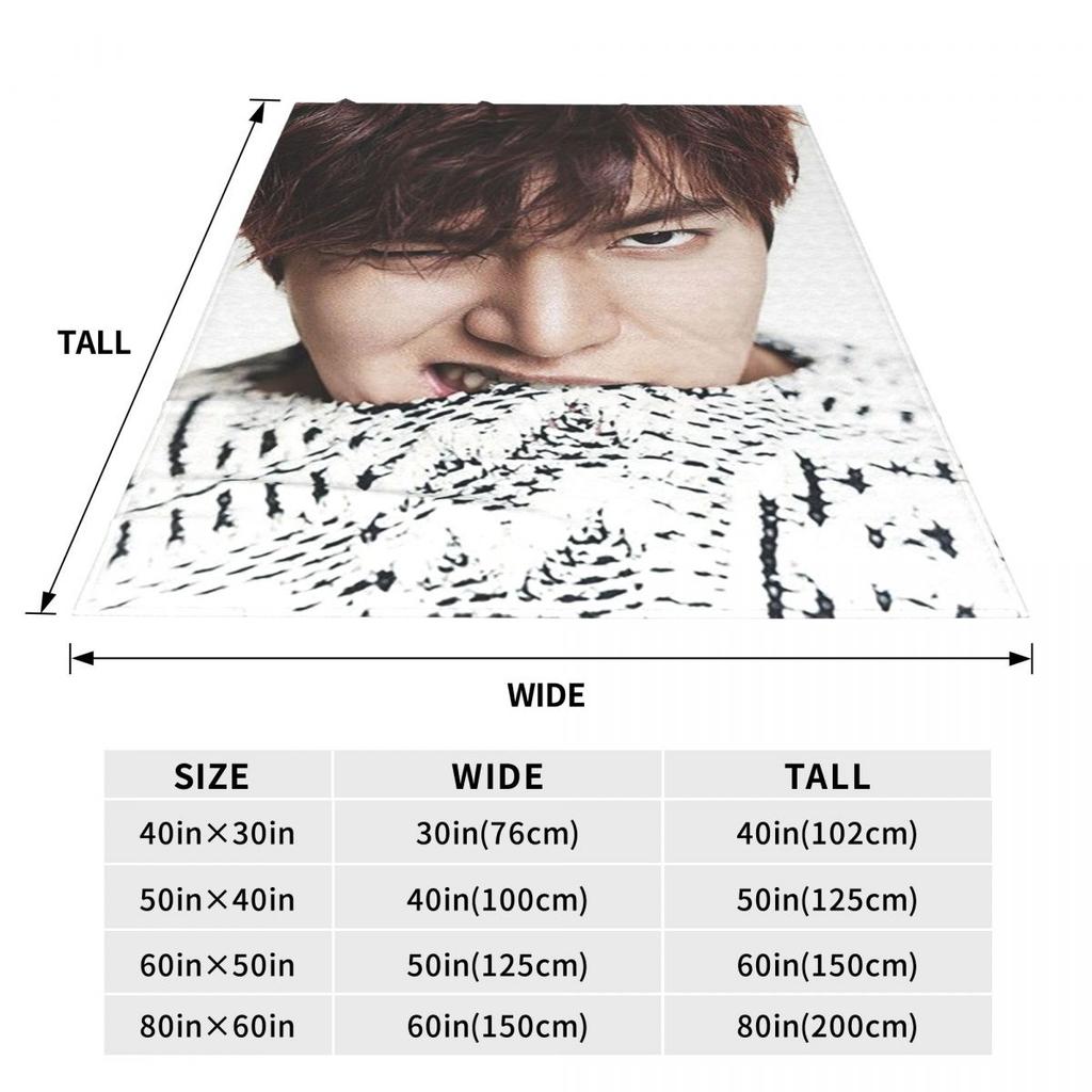 Kpop Lee Min Ho Koc Polarowy Koc na Sofę Oddychające Kocy na Kanapę Pościel Kocy Podróżne Narzuta Pikowana Kołdra
