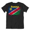 Namibia Flag Tshirt T Shirt Tee Top City Map Important Resource Heroism Textile
