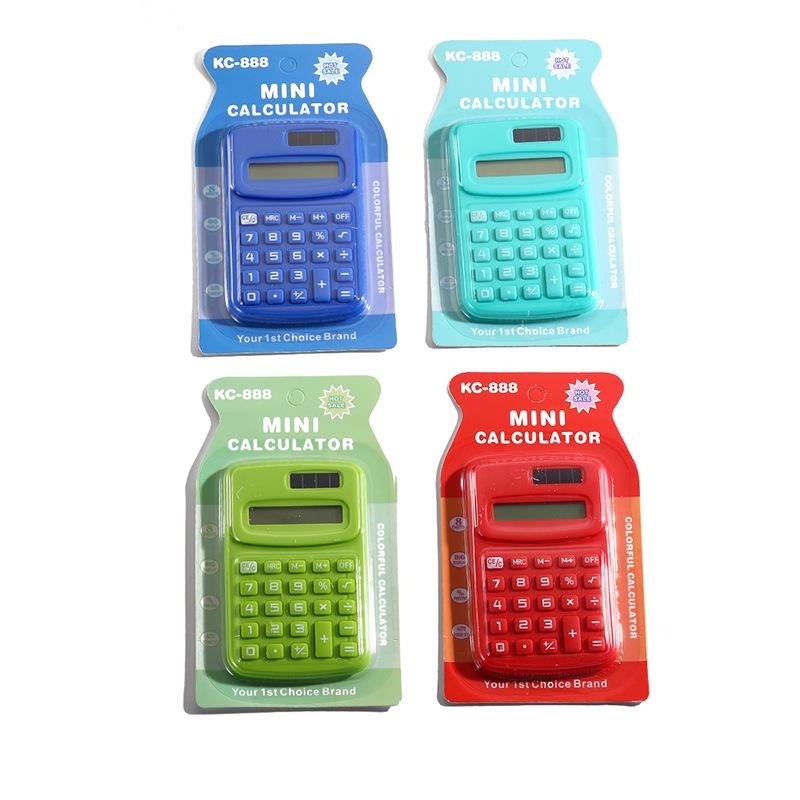 Cute Cartoon 8-Digit Mini Calculator for Students