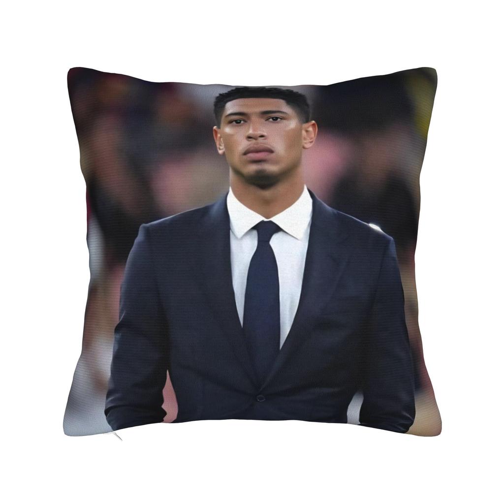 J-Jude B-Bellinghams Pillow Covers Merch Printed Cushion Cover Decorations Football Pillow Case Cover Home Multi-Size