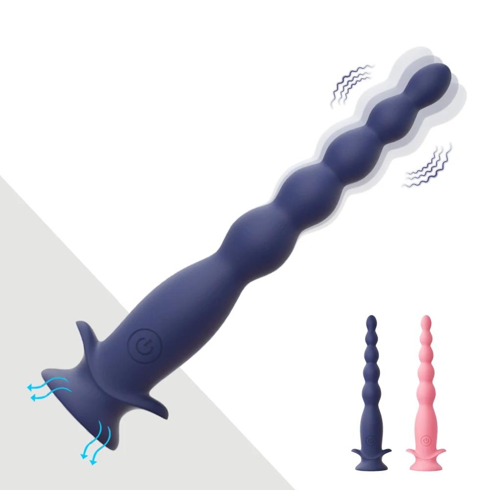 10 Speed Anal Bead Vibrator Vibrator Hip Plug Female Vaginal Ball Dilated Sex Toy Adult Toy Prostate Massager Masturbator
