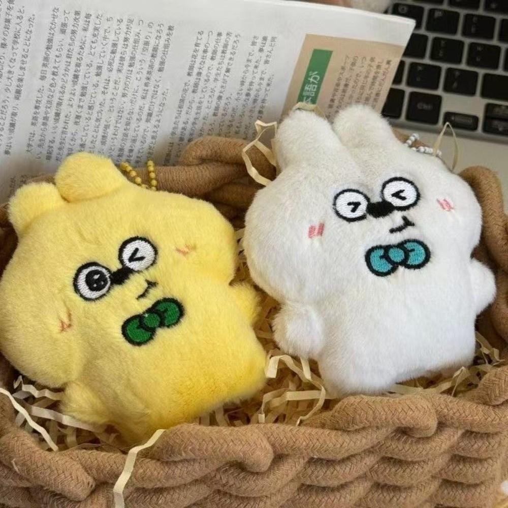 Key Ring Squeezing Keychain Friendship Rabbit Pendant Cute Plush Rabbit Keychain  Bag Decor