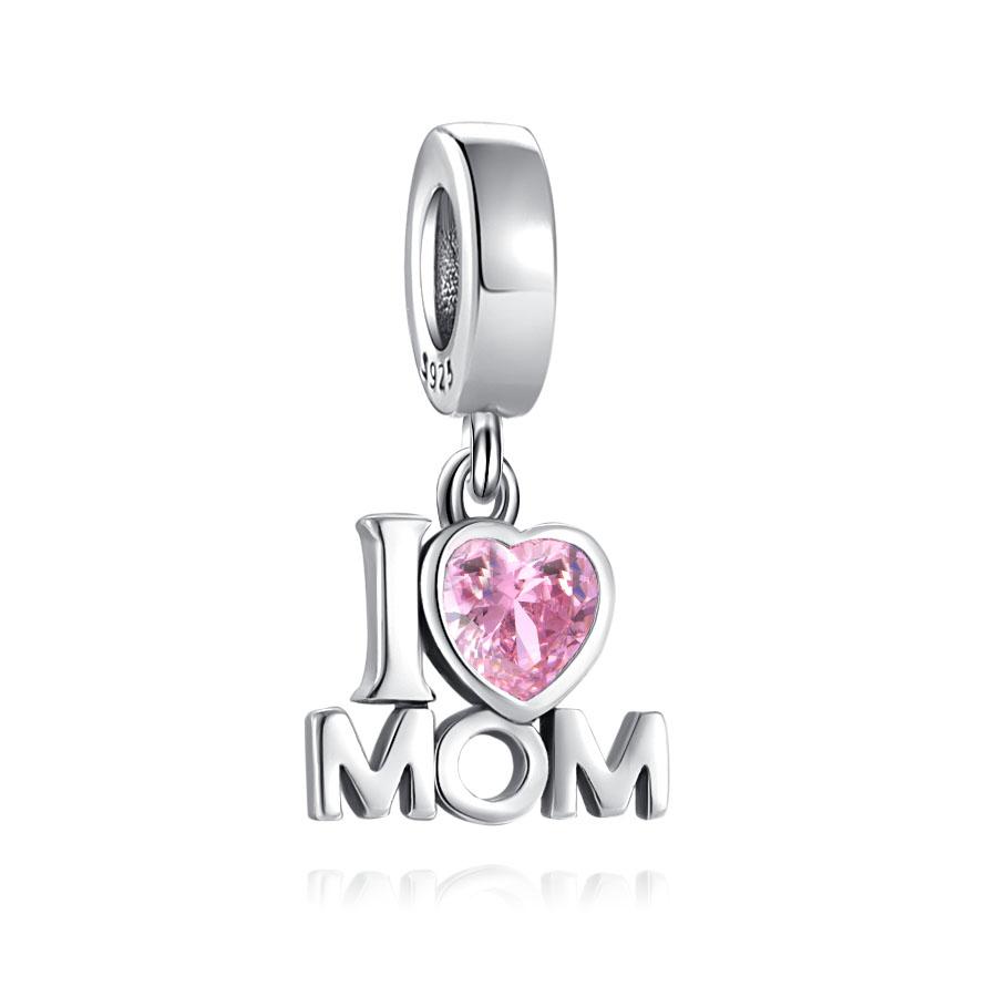 New Mother'S Day Crown Charm Fit Original Bracelet Shining Bead Diy Women Jewelry Giftcopper Trinket Jewelry Party Gift