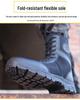 Men's Lightweight Summer Tactical Boots: Breathable High-Top Combat and Outdoor Martin Shoes.