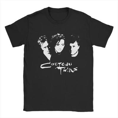 Herren T-Shirt Cocteau Twins Lustiges 100% Baumwolle T-Shirt Kurzarm T-Shirt Rundhalsausschnitt Kleidung Geschenkidee