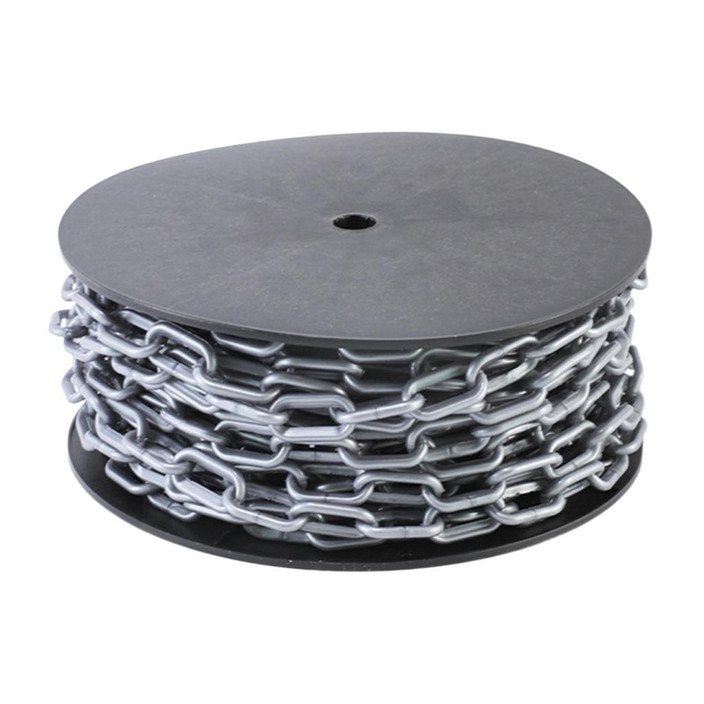 Plastic Chain Links Lightweight Prop Chain High Visibility Safety Barrier Chain