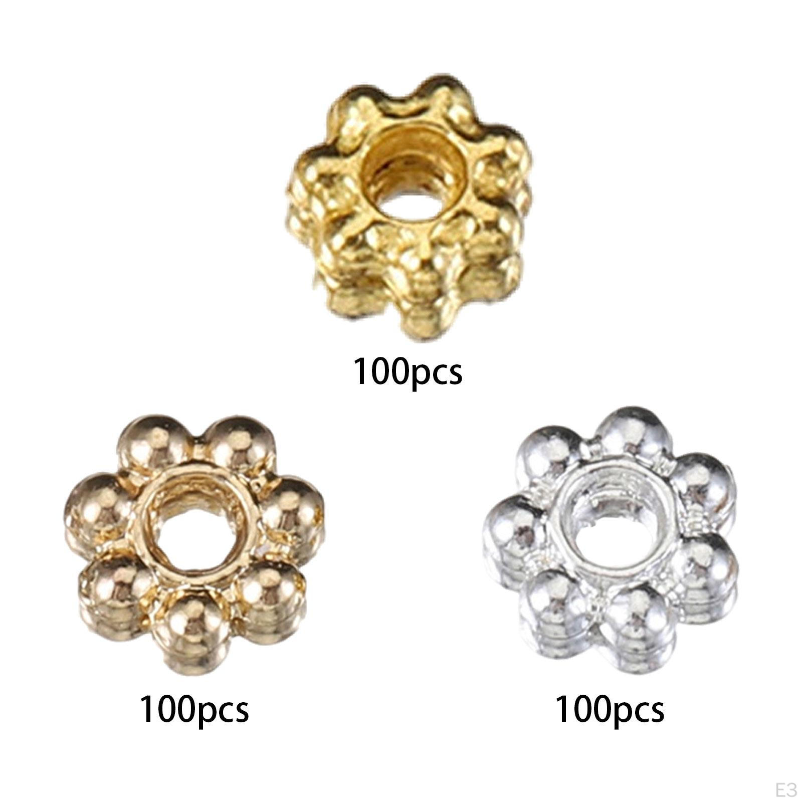 100 шт. 6 мм бусины-прокладки для ювелирных изделий — фото 3