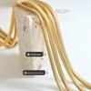 Gold-Plated Soft Snake Chain Necklace - Minimalist European & American Style Jewelry