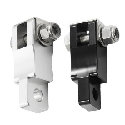 2" Billet Pedal Extender for Peterbilt 378 379 386 388 389 Aluminum Pedal Extension Truck Accessory Black/Silver