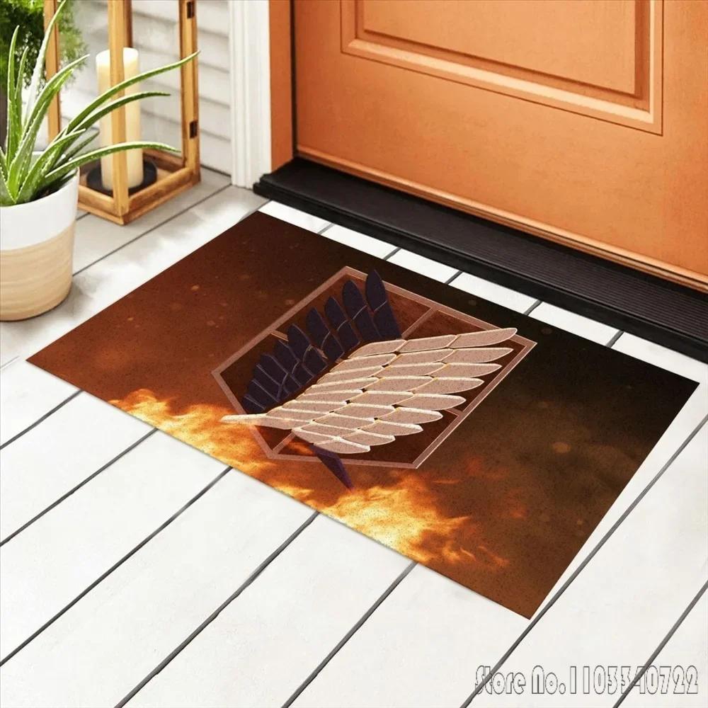 

Anime Attack On Titan Rug Carpets 80x120cm Decor for Bathroom Kids Floor Mat Living Room Children s Bedroom Sofa A 40x60cm
