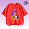 2026 Moda Camiseta Infantil Kpop Caçadores de Demônios Camiseta para Meninos Meninas Camiseta Verão Gola Redonda Manga Curta