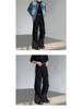 CleanFit Men's Western Pleated Micro-Flare Pants - High-End Wide-Leg Design