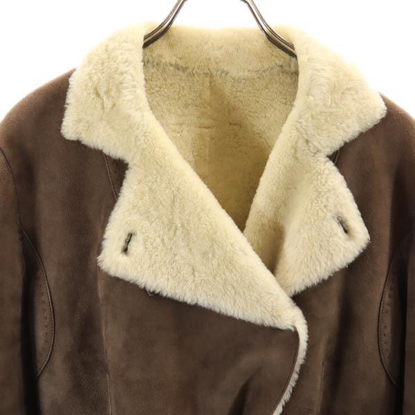 LOEWE Sheepskin Mouton jacket 40 Brown Sheepskin Women Used