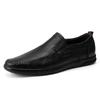 Newest Genuine Leather Loafers Men Classic Business Loafer Driving Shoes Vintage Casual Men&Amp;#39;S Shoes Slip On Office Flats Men Brown