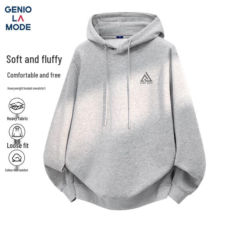 

GENIOLAMODE Men s Loose Fit Hooded Sweatshirt 3XL