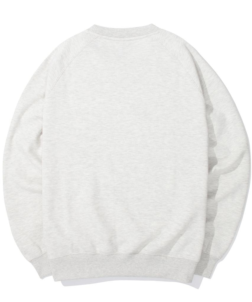 COLUMBIA UNIVERSITY Ny Blackseries Over-Fit Fleece Sweatshirts Oatmeal