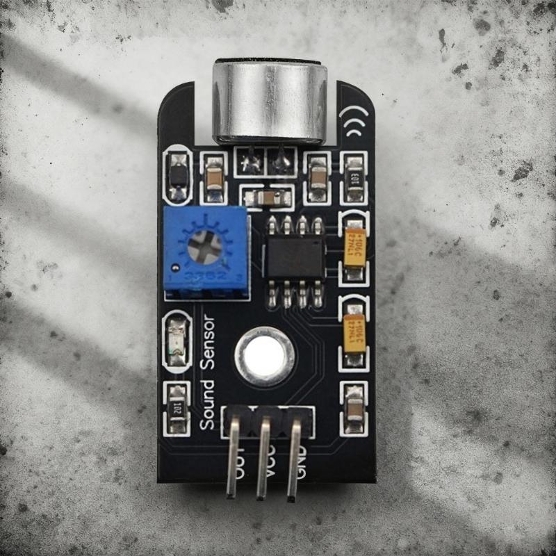 Low Power Consumption Microphone Sensors Module for Home Security Systems Devices Long Durations Operation Sound Sensors