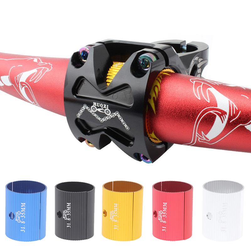 1Pair Bike Handlebar Conversion Shim 31.8Mm To 35Mm Aperture Adjust Adapte