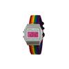 Casio Maßgeschneiderte Uhr modifizierte Serie silbernes Harzgehäuse F-91WM-7A modifiziert-Rainbow Weaver Quarz-Nylonarmband Herrenuhr blac F-91WM-7A