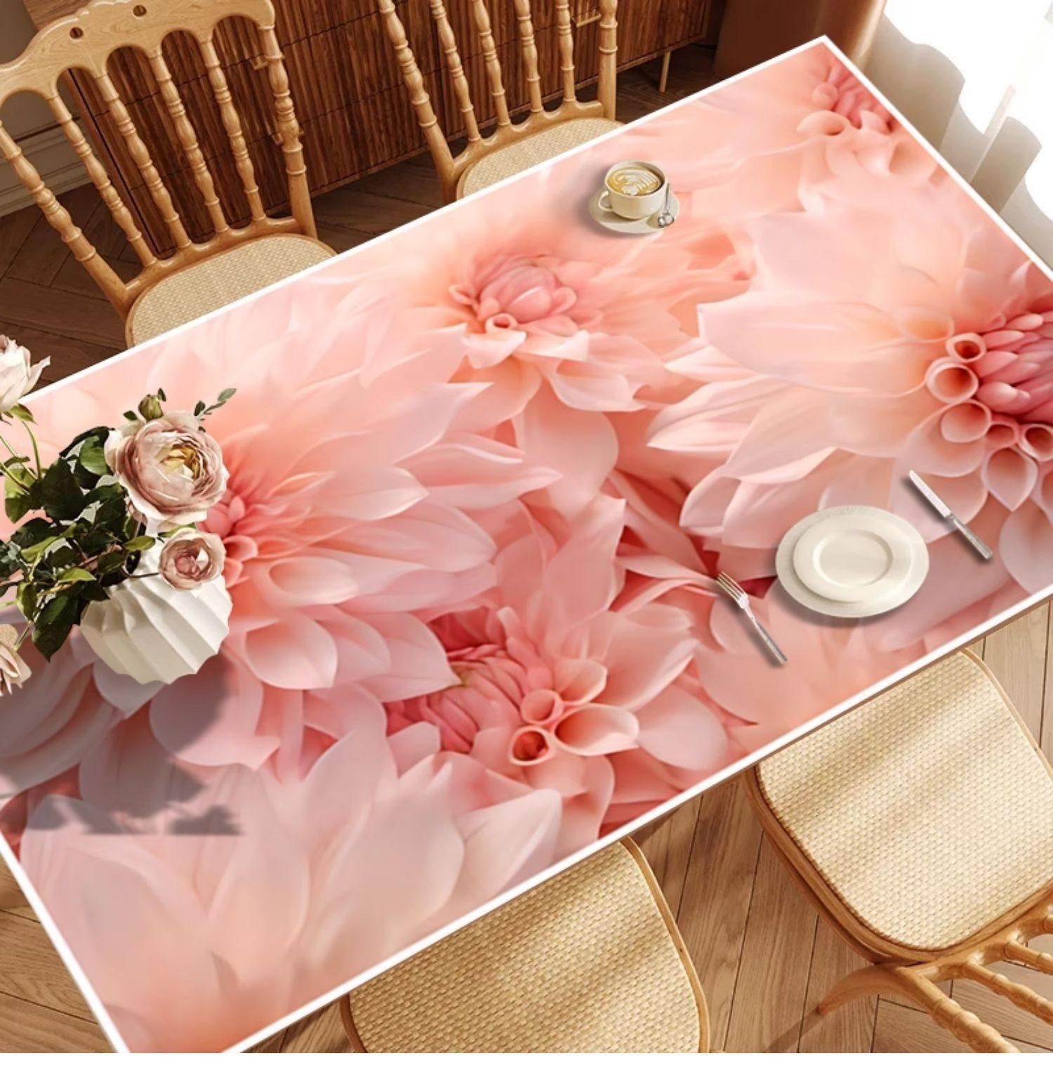 

1pcs Leather dining table mat, oil resistant, waterproof, heat-resistant, anti slip, non washable, tea table mat (as the picture,Small)