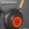KUMBACH Deep Nitrogen Rust-Proof Fine Iron Wok