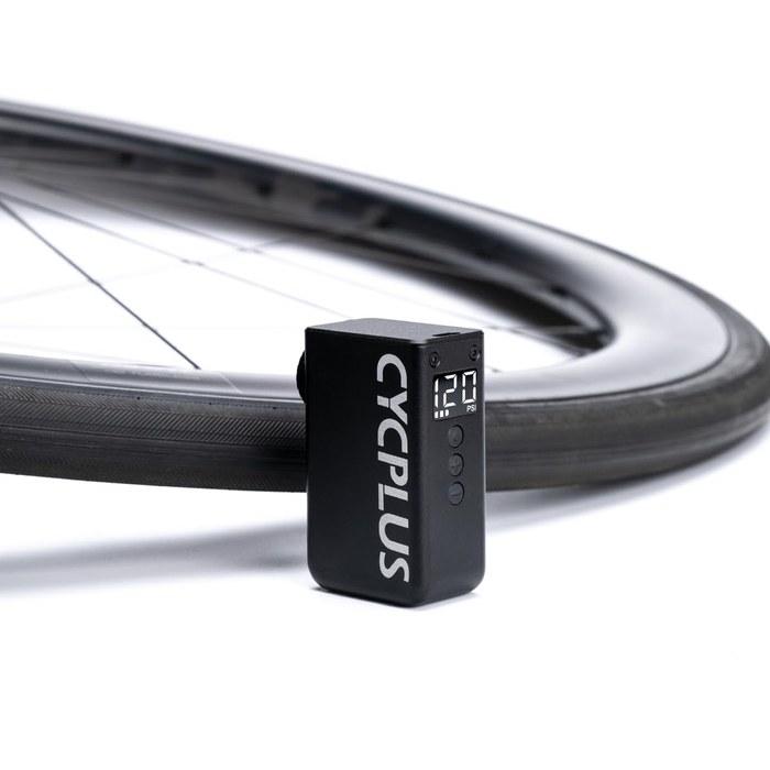 CYCPLUS AS2PRO Bicycle Pump 120PSI with Pressure Display, 120g Lightweight, Compact, Auto-Stop, Compatible with Presta & Schrader Valves.