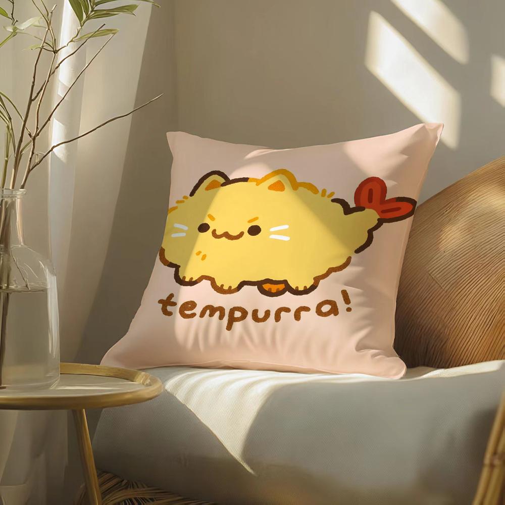 Cute Cartoon Animal Companion Patterns Pillow Case Double-Sided Plush Sofa Cushion Covers Organic Breathable Invisible Zipper