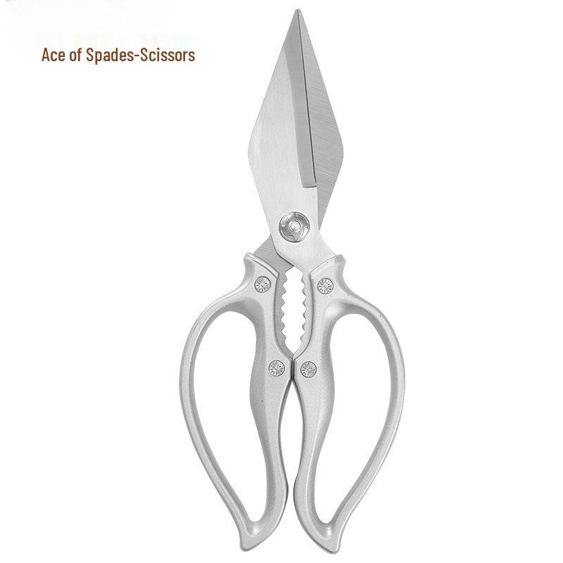 Stainless Steel Kitchen Scissors: Special Chicken Bone, Meat, Fruit & Vegetable Cutting Tools