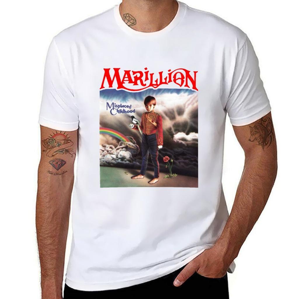 Misplaced Childhood  MARILLION BAND TShirt Casual Daily Wear Short Sleeve Top