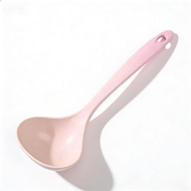 3pc Wheat Cellulose Wheat Straw Large Spoon Paddle Scoop Non-Stick Ladle Kitchen Accessories