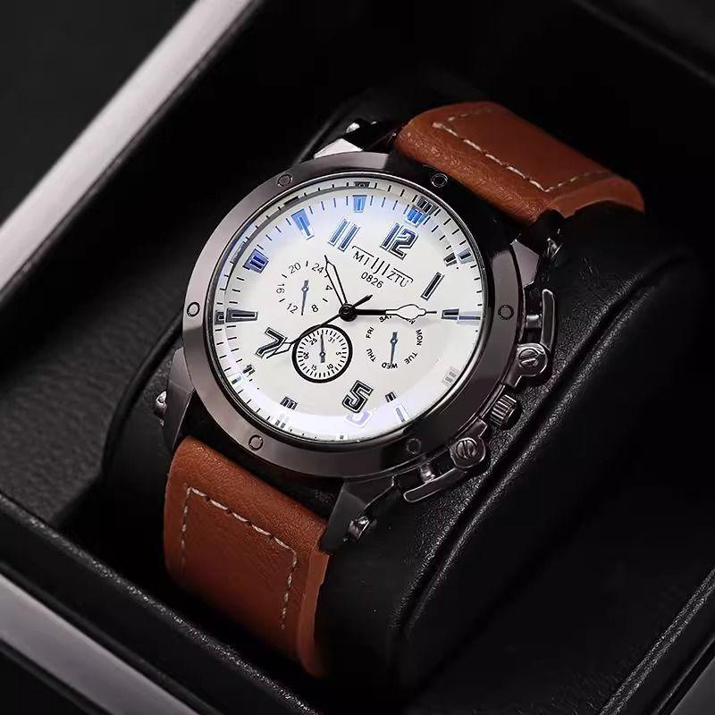 New Hong Kong Style Teen Premium Sense Black Technology Premium Sense Watch Large Dial Student Watch Men's ins Style