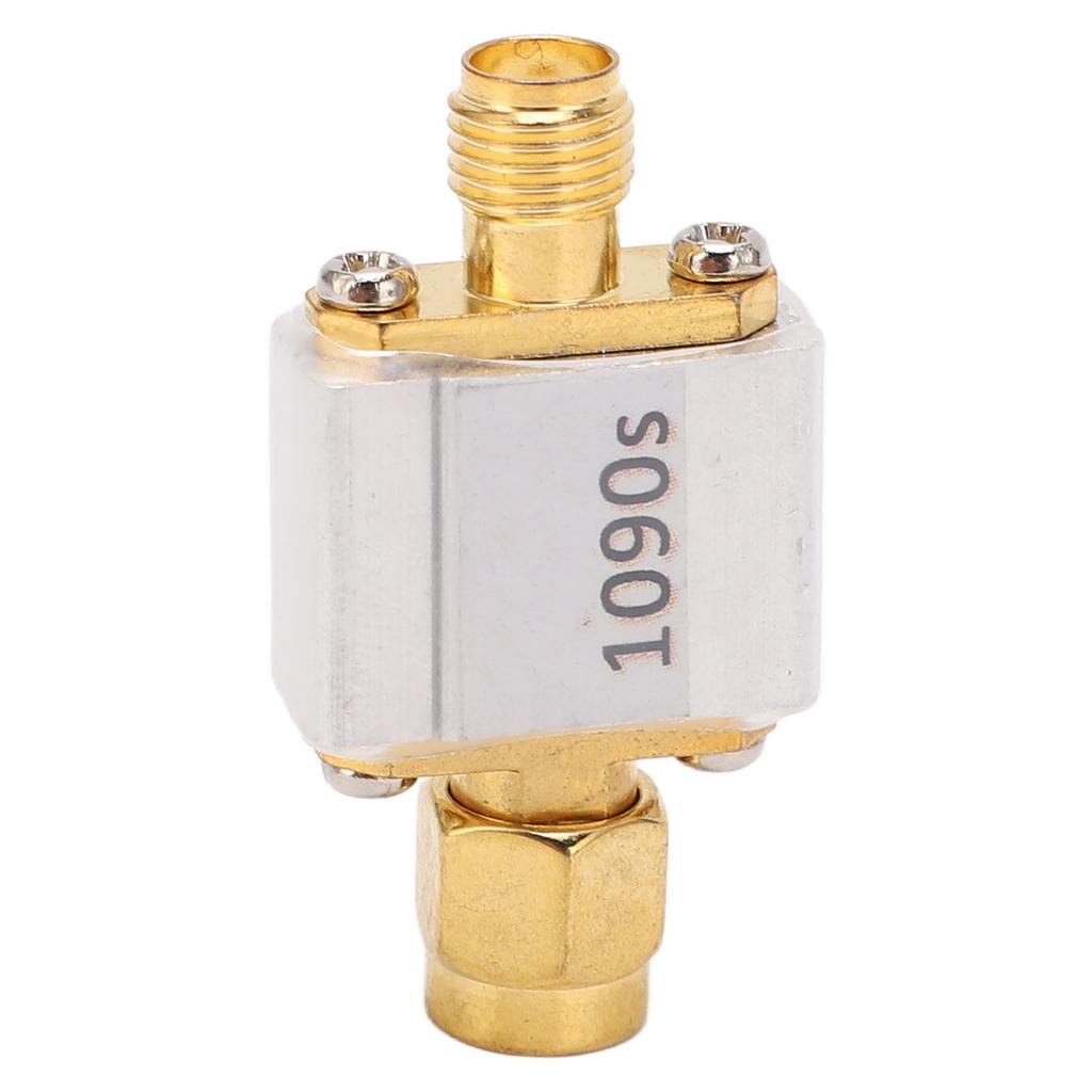 1090MHz Bandpass Filter 50Ohms Impedance Aluminum Alloy SAW Bandpass Filter Replacement