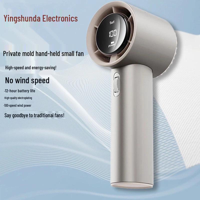 

Portable Silent Mini Fan with Strong Wind for Students and Dorms 165*57*57mm темно-серого