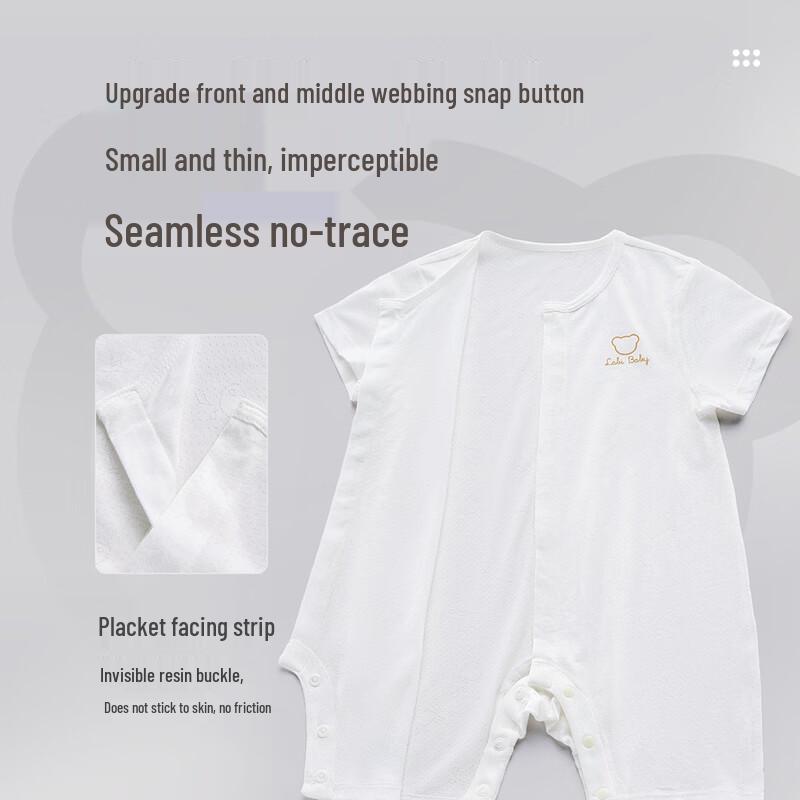 Labby Baby Summer Mesh Short Sleeve Romper Sleepsuit
